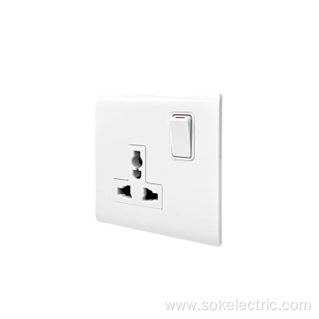 Custom Universal Switch Socket With Protective Door 13A